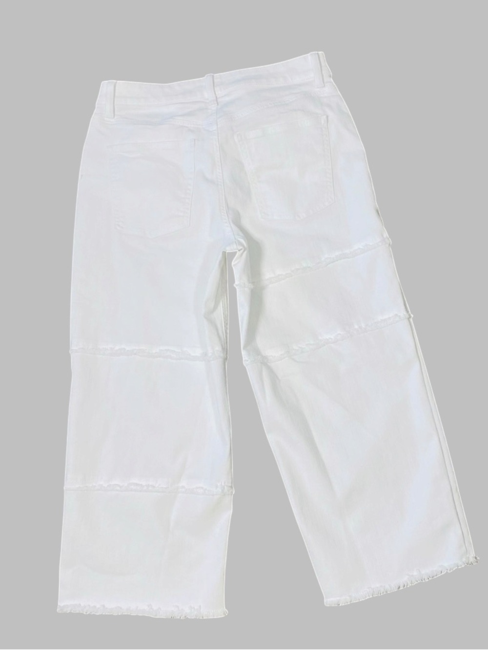 TALBOTS Eyelet Embroidered Cropped Jeans - Picture 4 of 6